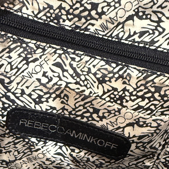 Rebecca Minkoff Leopard Print and Black Leather Women's Bag - Picture 5 of 6